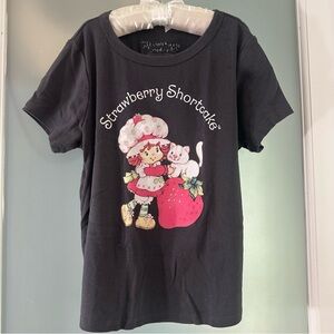 Strawberry Shortcake Original design black tee